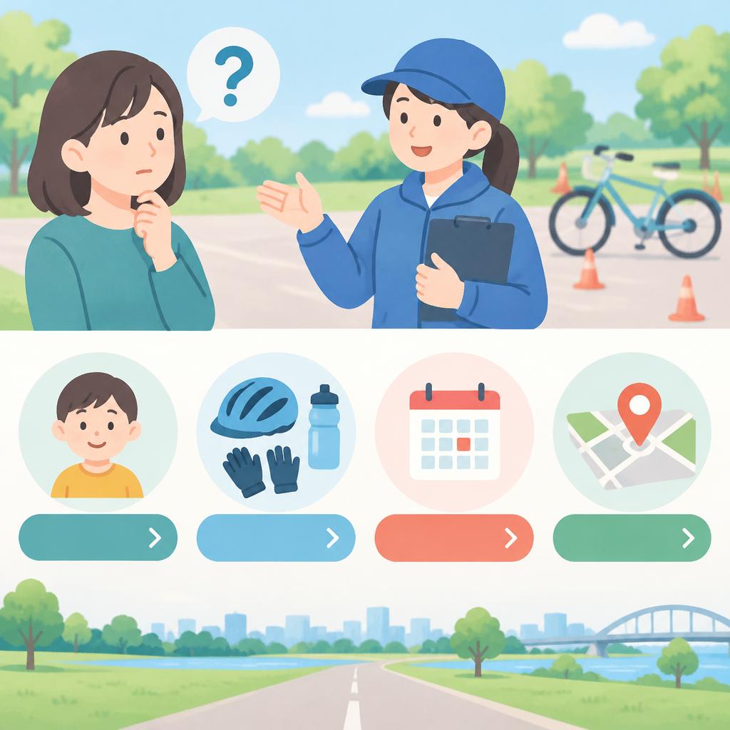 はじめてでも大丈夫。参加前の不安を解消
