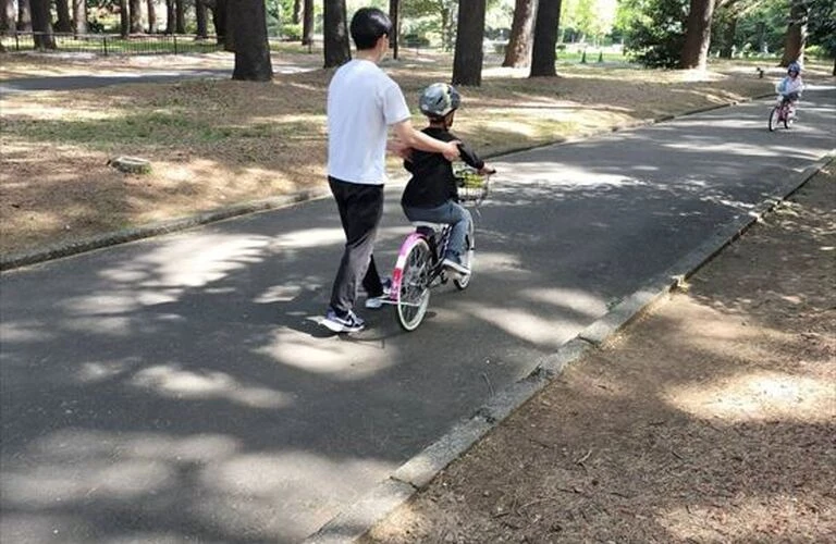 自転車レッスンで楽しく成長！